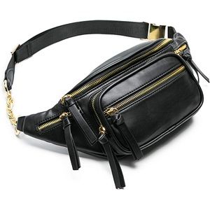 Miss Fong Fanny Pack Belt Bag - black vegan leather